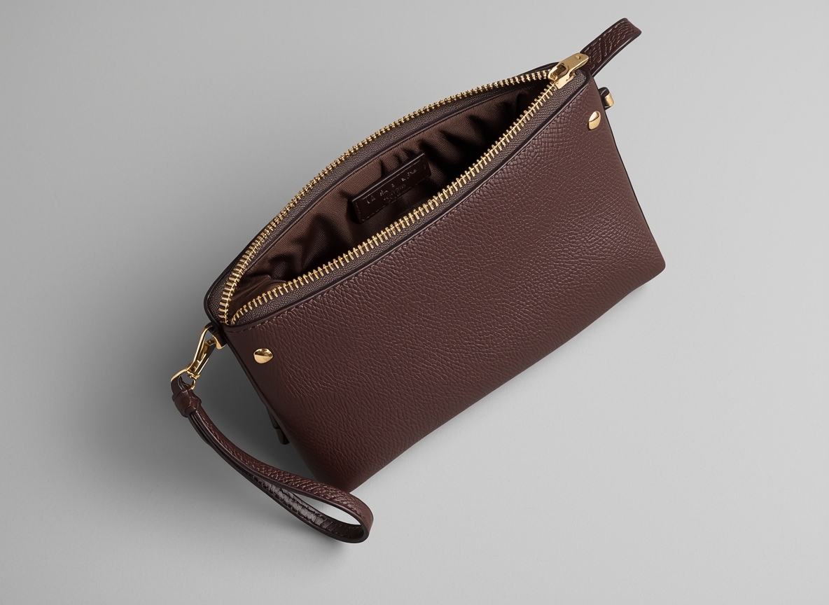 Slyxaronxly Wristlet Clutch with Detachable Strap